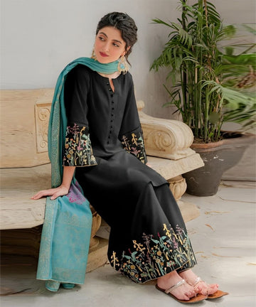 ASLING LAWN 3PC Embroidered